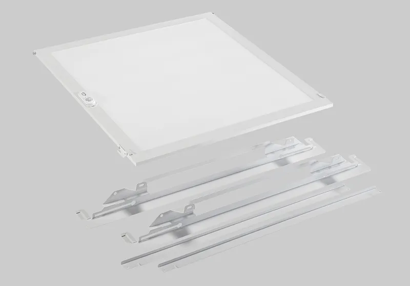 2x2 LED Doorframe Retrofit Panel feat. Power Select & Color Select with Embedded Smartloop PIR Sensor. 35/30/20W, 120-277V Input, 3500/4000/5000K, 0-10V Dimming, Backlit Design. Gen 2. 2pcs Carton.