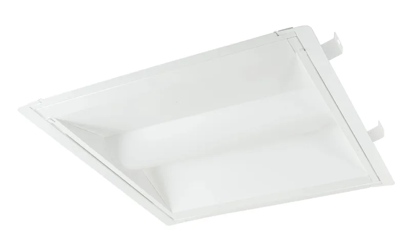 2x2 LED Center Basket Doorframe Retrofit feat. Power Select & Color Select, 35/30/24W, 120-277V Input, 3500/4000/5000K, Frosted Lens, 0-10V Dimming. Factory installed PIR Motion Sensor.