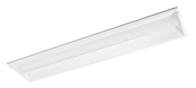 1x4 LED Center Basket Doorframe Retrofit feat. Power Select & Color Select, 35/30/24W, 120-277V Input, 3500/4000/5000K, Frosted Lens, 0-10V Dimming. Factory Installed SmartLoop Fixture Controller w/ PIR sensor