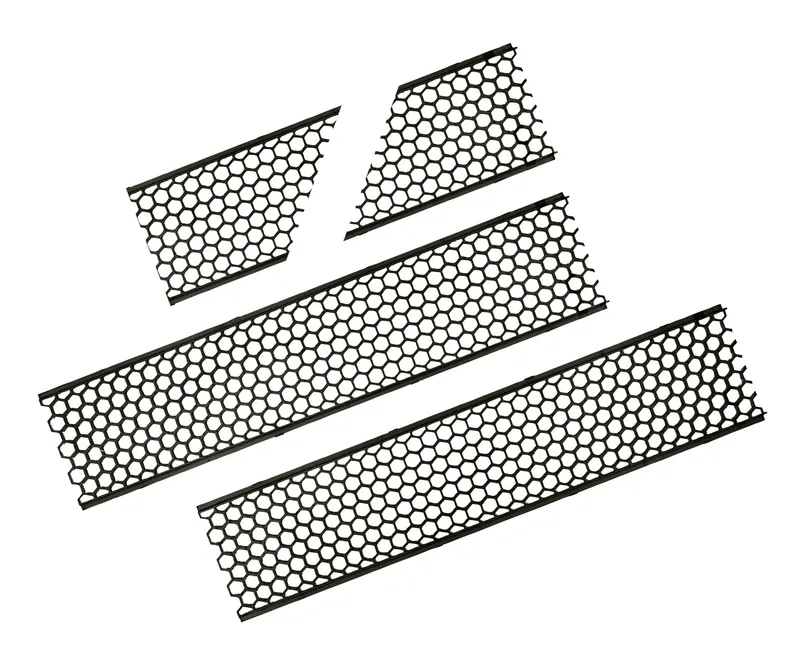 Hexagonal Louver Kit for L Shape Series A Linear Arch Fixtures. Louver compatible end caps sold separately