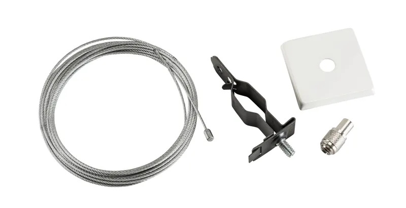 Canopy Cover Non-Feed Kit, T-Bar Mount | 2" Square | White