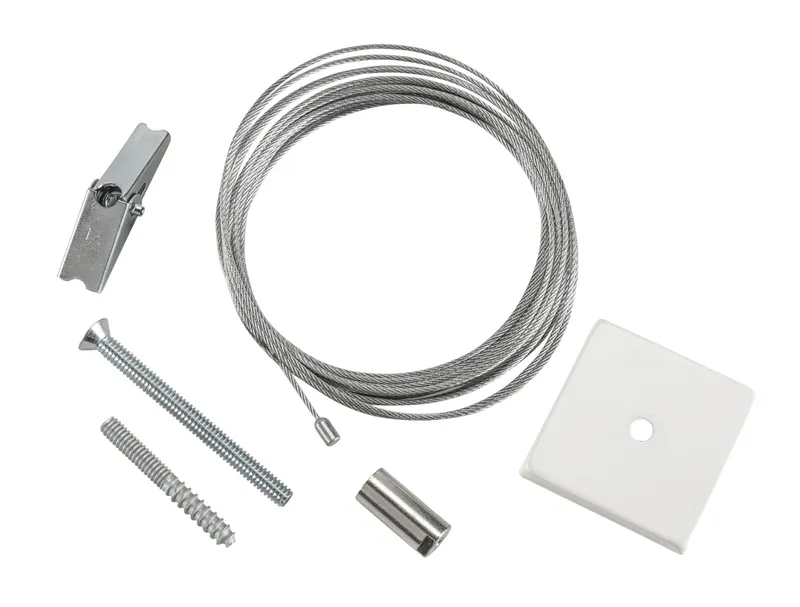 Canopy Cover Non-Feed Kit, Drywall / Stud Mount | 2" Square| White
