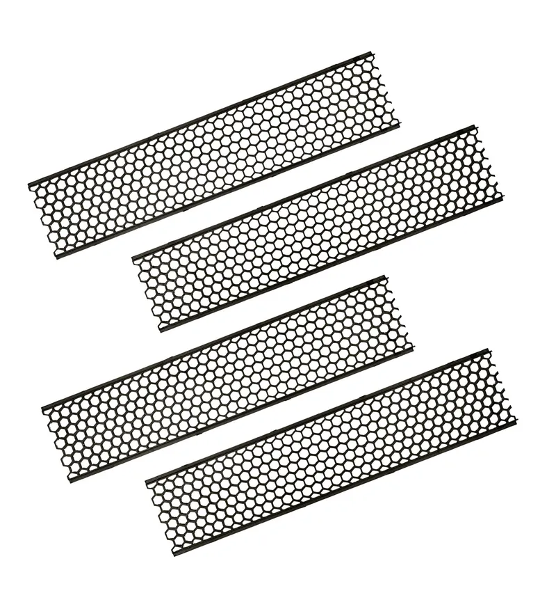 Hexagonal Louver Kit for 4ft Series A Linear Arch Fixtures. Louver compatible end caps sold separately