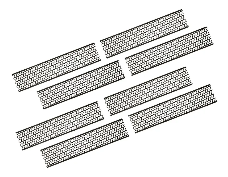 Hexagonal Louver Kit for 8ft Series A Linear Arch Fixtures. Louver compatible end caps sold separately