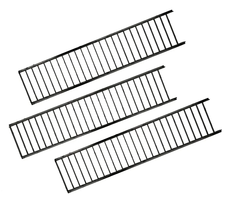 Straight Blade Louver Kit for 3ft Series A Linear Arch Fixtures. Louver compatible end caps sold separately