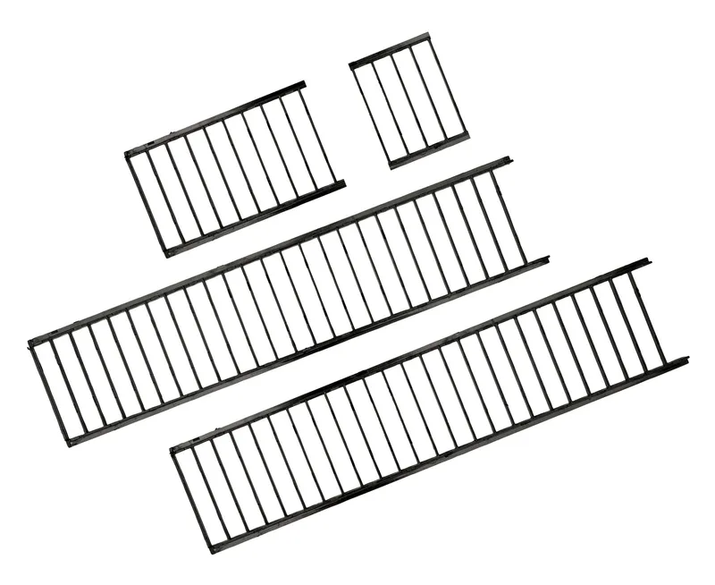 Straight Blade Louver Kit for L Shape Series A Linear Arch Fixtures. Louver compatible end caps sold separately