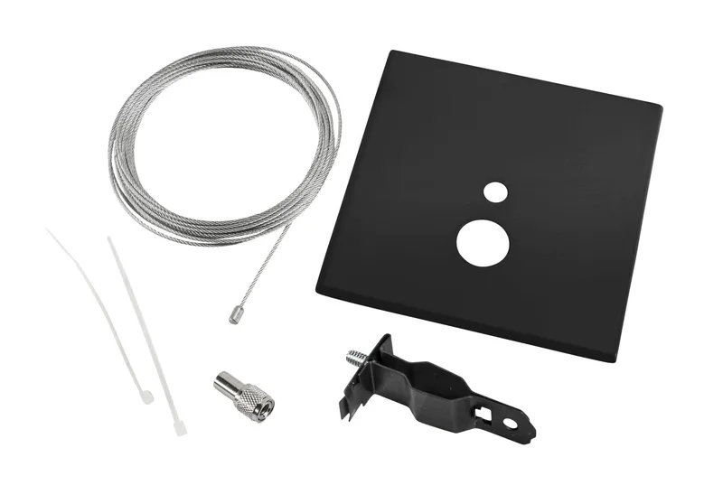 Canopy Cover Non-Feed Kit, T-Bar Mount | 5" Square| Black