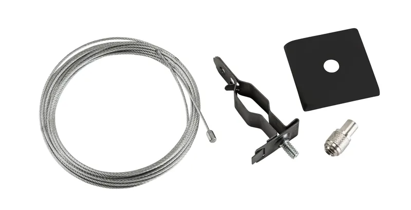 Canopy Cover Non-Feed Kit, T-Bar Mount | 2" Square | Black
