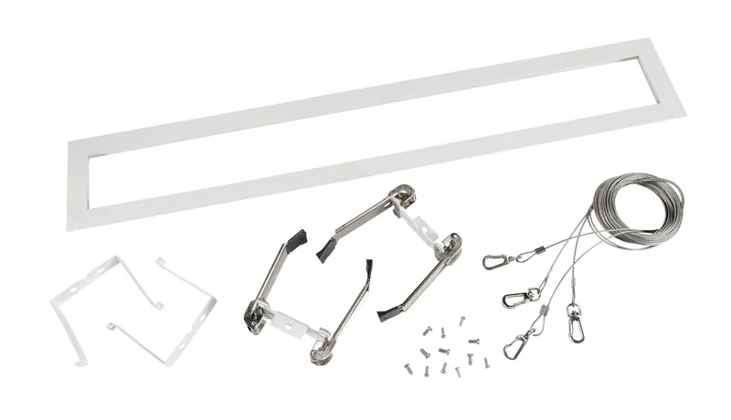 Recessed Mounting Kit for 2' Fixtures in Drywall Ceilings