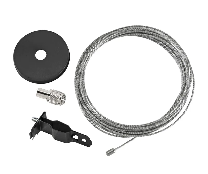 Canopy Cover Non-Feed Kit, T-Bar Mount | 2" Circular | Black