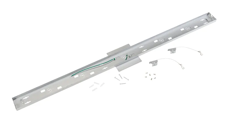 Surface Mounting Kit for 4' Series A Linear Arch Fixtures. Silver