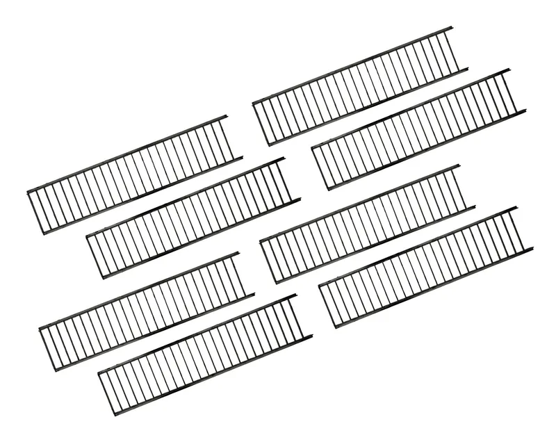 Straight Blade Louver Kit for 8ft Series A Linear Arch Fixtures. Louver compatible end caps sold separately