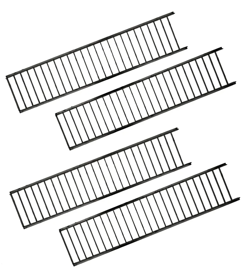 Straight Blade Louver Kit for 4ft Series A Linear Arch Fixtures. Louver compatible end caps sold separately