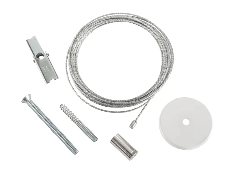 Canopy Cover Non-Feed Kit, Drywall / Stud Mount | 2" Circular | White