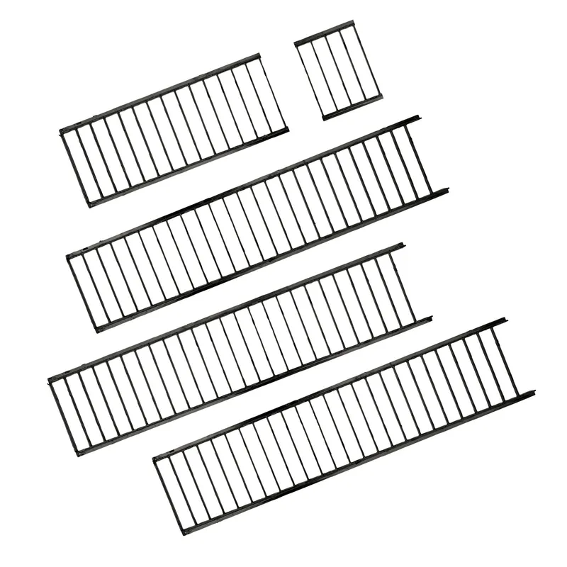 Straight Blade Louver Kit for T Shape Series A Linear Arch Fixtures. Louver compatible end caps sold separately