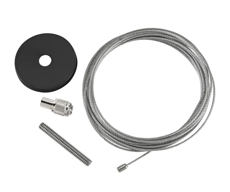 Canopy Cover Non-Feed Kit, Masonry Mount | 2" Circular | Black