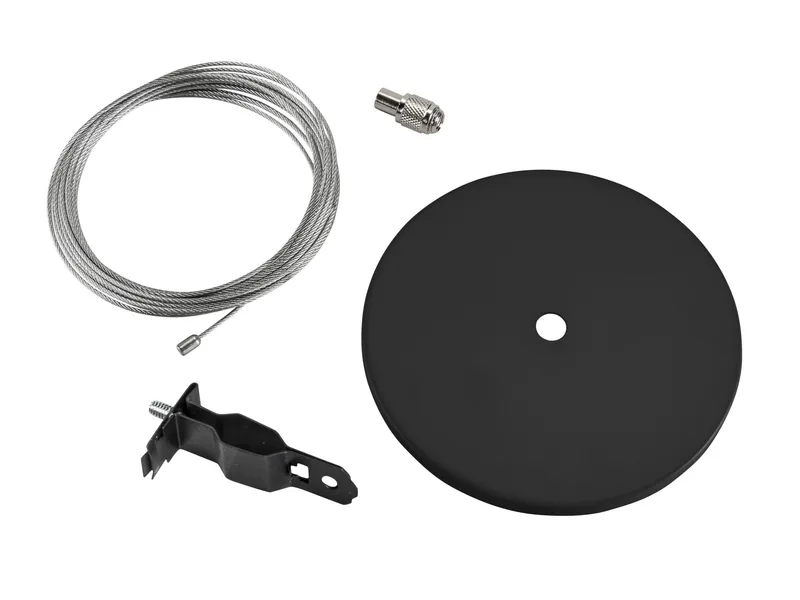 Canopy Cover Non-Feed Kit, T-Bar Mount | 5" Circular | Black