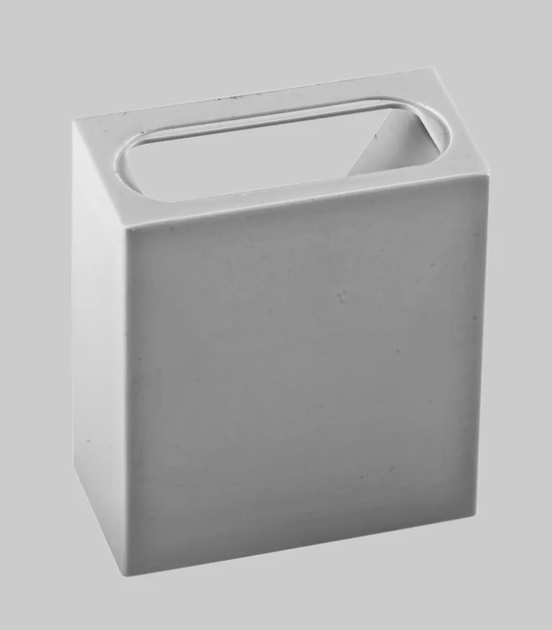 End Cap for Series A Linear Arch Fixtures for use with Smartloop KTSL-FC5-12V-IM-PIR-B. Silver