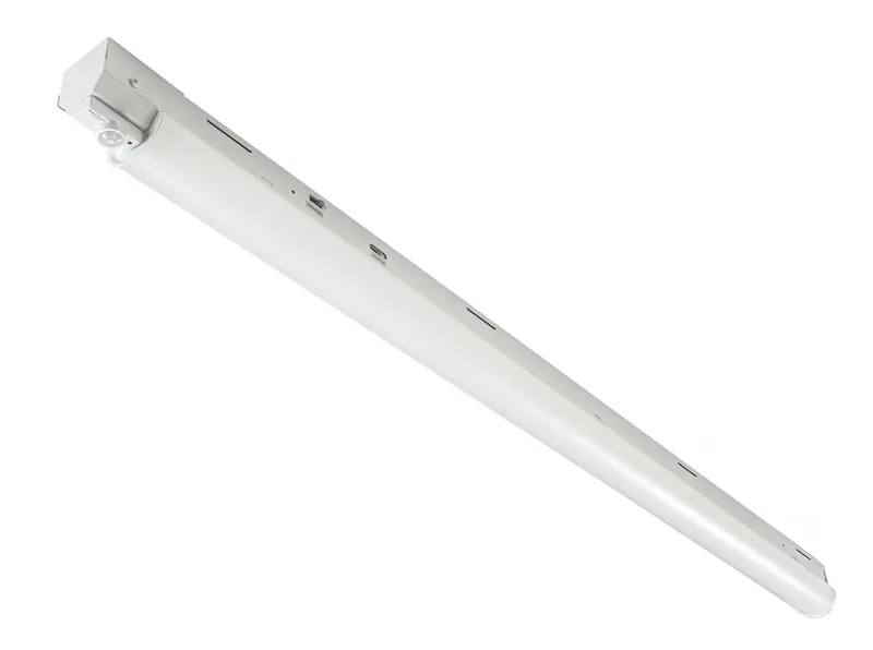 2ft Microstrip Fixture feat. Power Select & Color Select, 25/20/15W, 120-277V Input, 3500/4000/5000K, Frosted Lens, 0-10V Dimming, Factory Installed SmartLoop Fixture Controller w/ PIR sensor