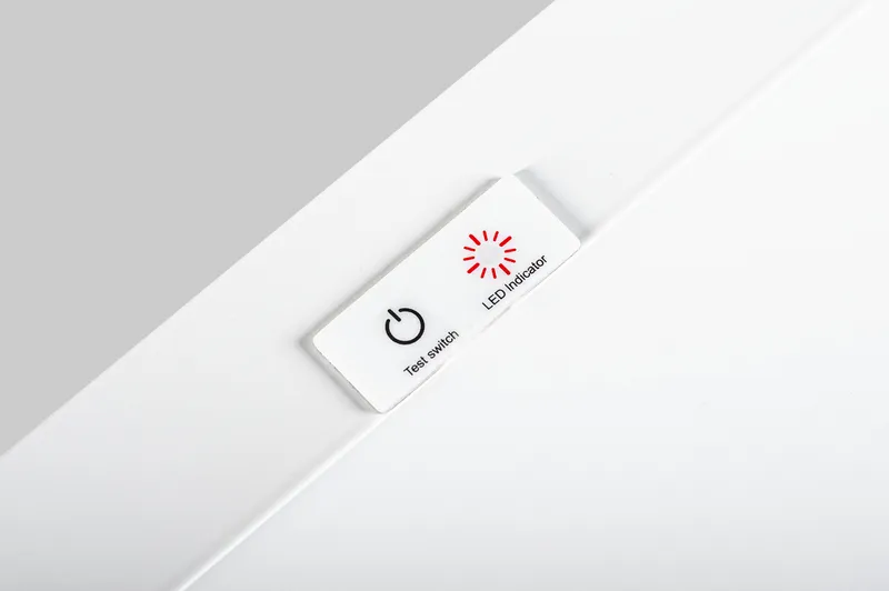 2x2 LED Panel with Integrated 8W EM, Power Select & Color Select. 35/30/20W, 120-277V Input, 3500/4000/5000K, 0-10V Dimming, Backlit Design. Includes add-on J-box. 1pcs Cartons in a 2 pcs Master Carton