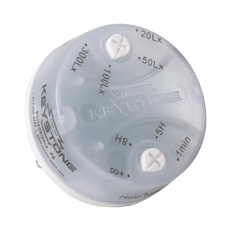 SmartPort LED Photocell. On/Off with Adjustable Daylight threshold and timing. 12V Input, 3.5mm Standard AUX port connection method