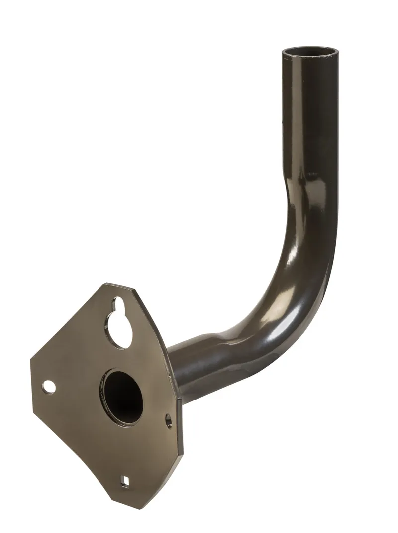 Right angle bracket | 11in | Bronze | For wood pole mounting | Compatible with 2 3/8 in slipfitter mounts