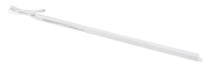 Integrated T5 LED Fixture, 12W, 35" Long, 4000K, Linkable, 120V Input, Individually Packaged with 20" Linking Cable and 120" 2-Prong Power Cord, No Mounting Hardware Included