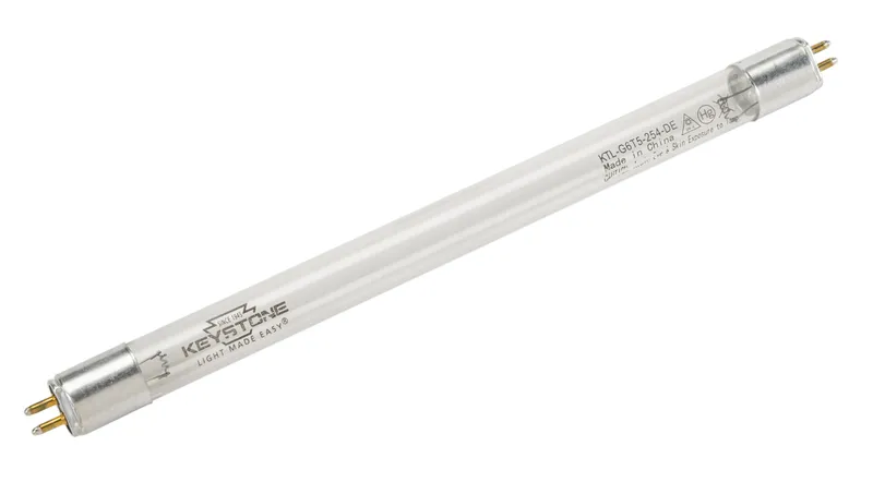4.5W T5 UV-C Lamp, 5.31in long, Double Ended Wiring