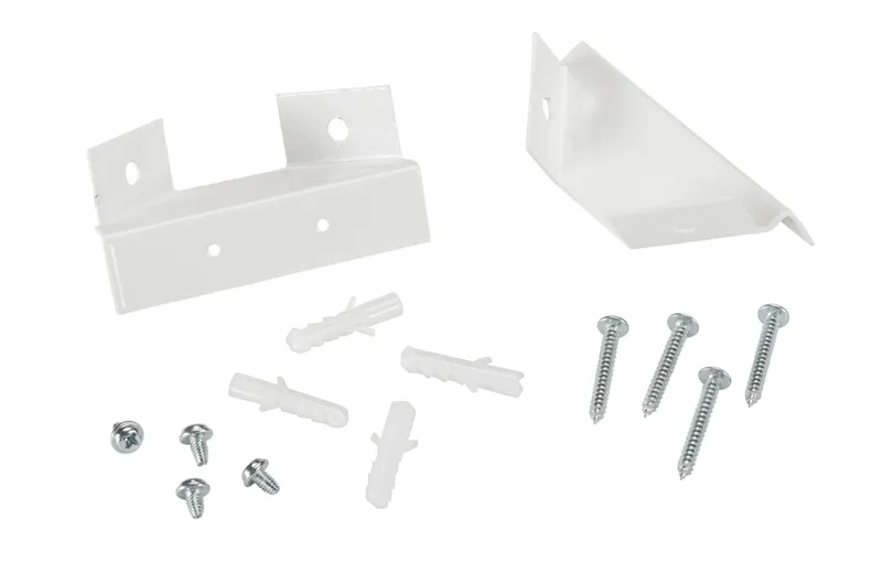45 Deg Surface Mounting Kit for LED Vapor Tight fixtures. Option 1. Fits all Keystone KT-VTLEDxx-xA-... fixtures. Includes two brackets and 4 nuts and bolts.