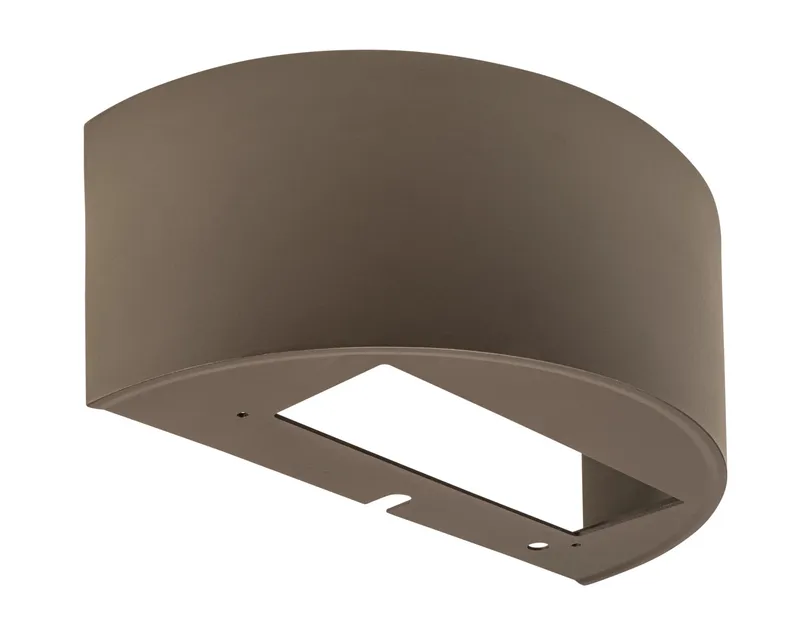 Half moon shell. Bronze. Used on series 5 full cutoff wall packs