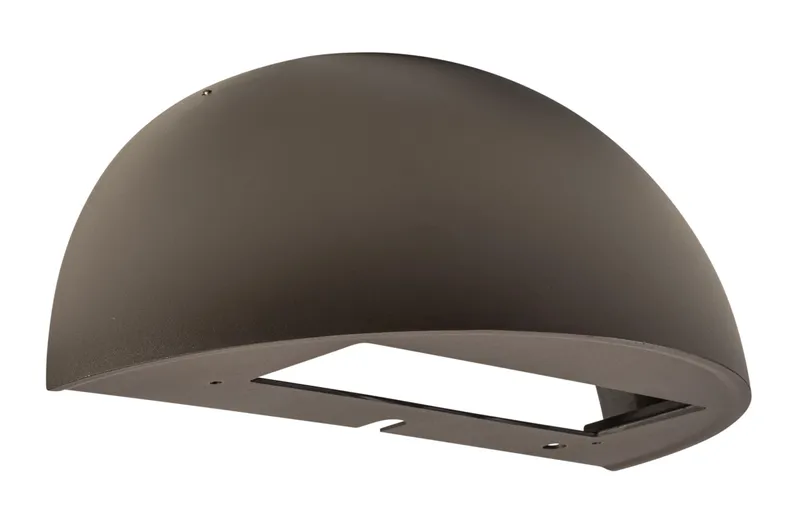 Quarter sphere shell. Bronze. Used on series 5 full cutoff wall packs