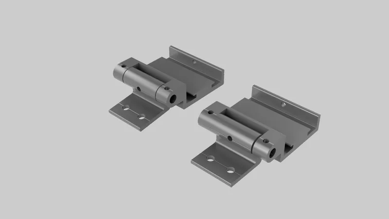 Hinged Bracket Kit for all Linear Series A Wall washers. Set of 2. Includes hardware.