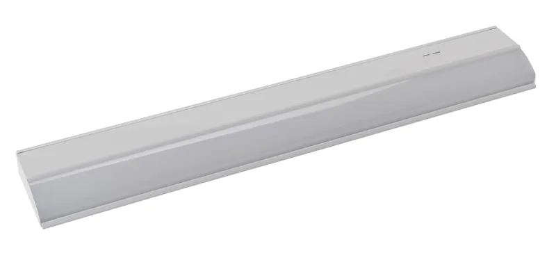LED Under-Cabinet Fixture: Direct Wire Only, 48" long, White Finish, 3000K (CRS KO for switch)