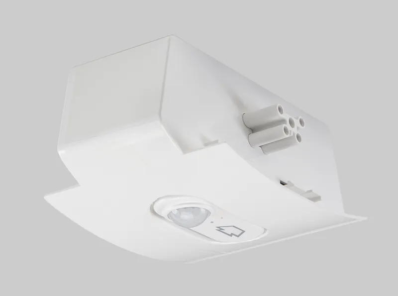 Integrated mount for B series Wraps | For Middle of run mounting | Included KTSL-FC5-12V-IM-PIR | White