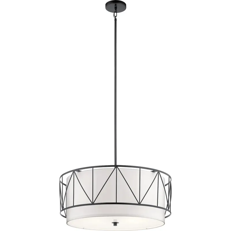 Birkleigh 4 Light 24 inch Black Pendant Ceiling Light
