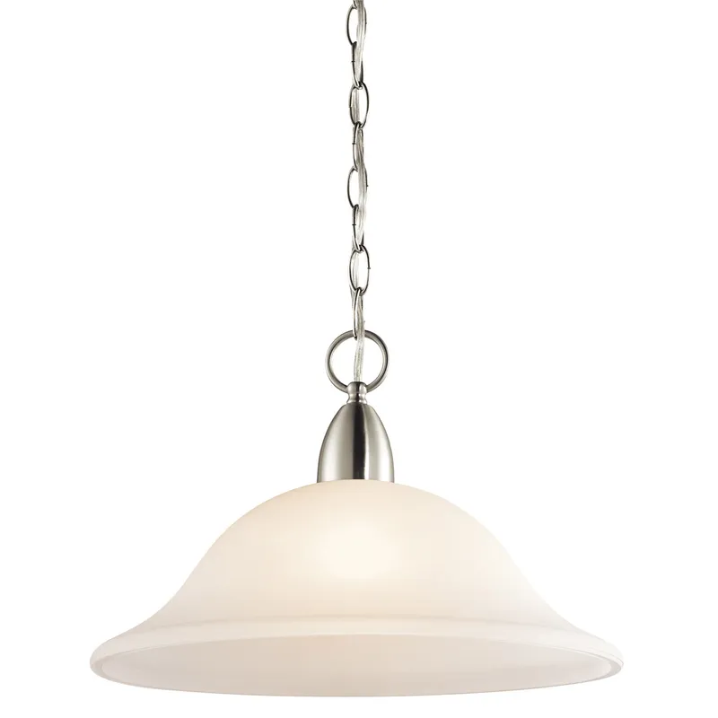 Elias 1 Light 22 inch Black Pendant/Semi Flush Ceiling Light