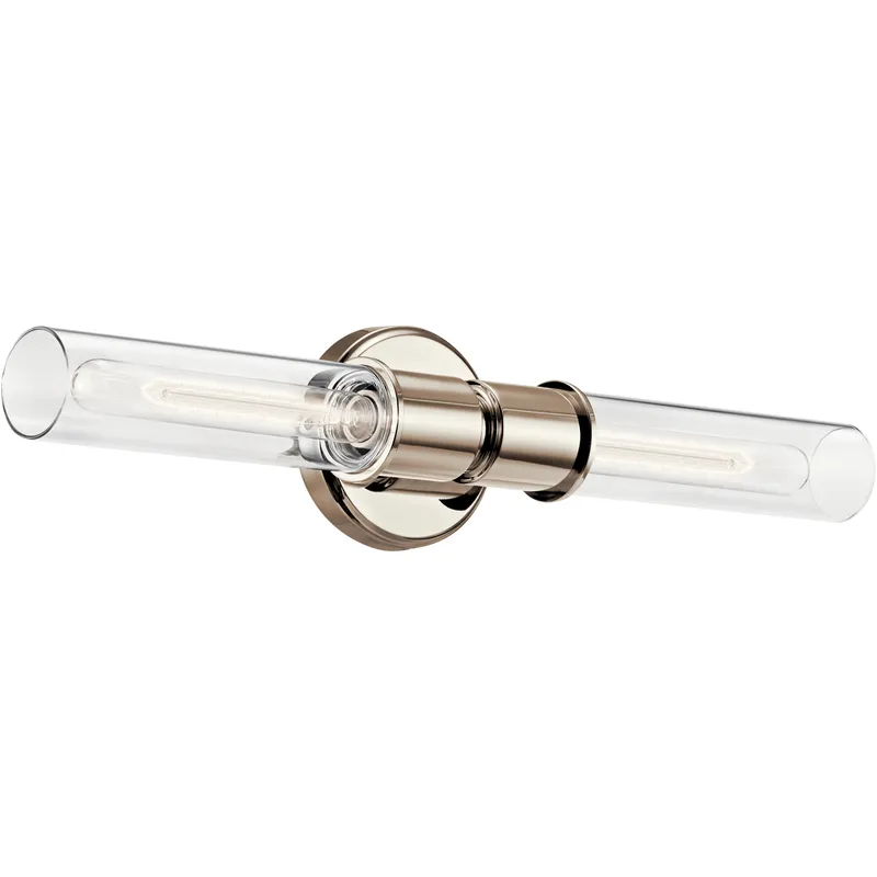 Aviv 2 Light 5.5 inch Polished Nickel Wall Sconce Wall Light