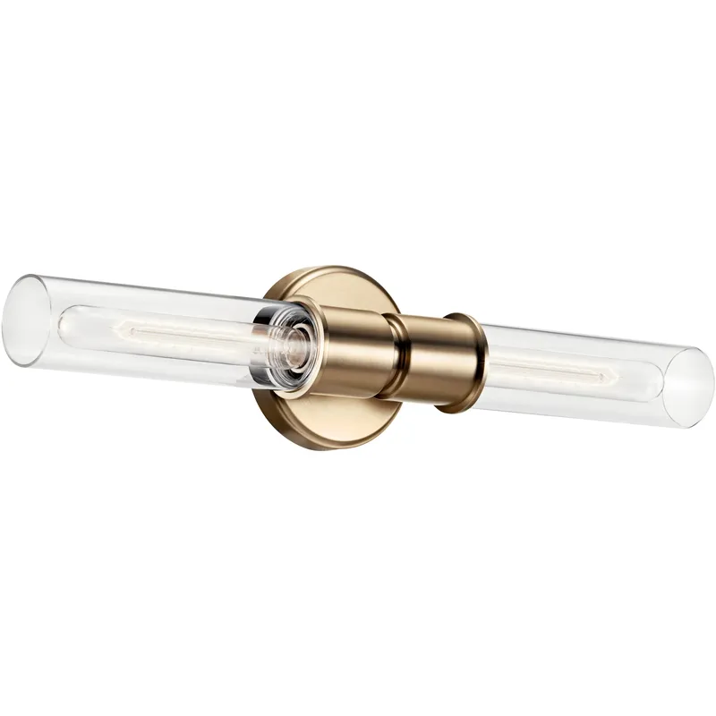 Aviv 2 Light 5.5 inch Champagne Bronze Wall Sconce Wall Light