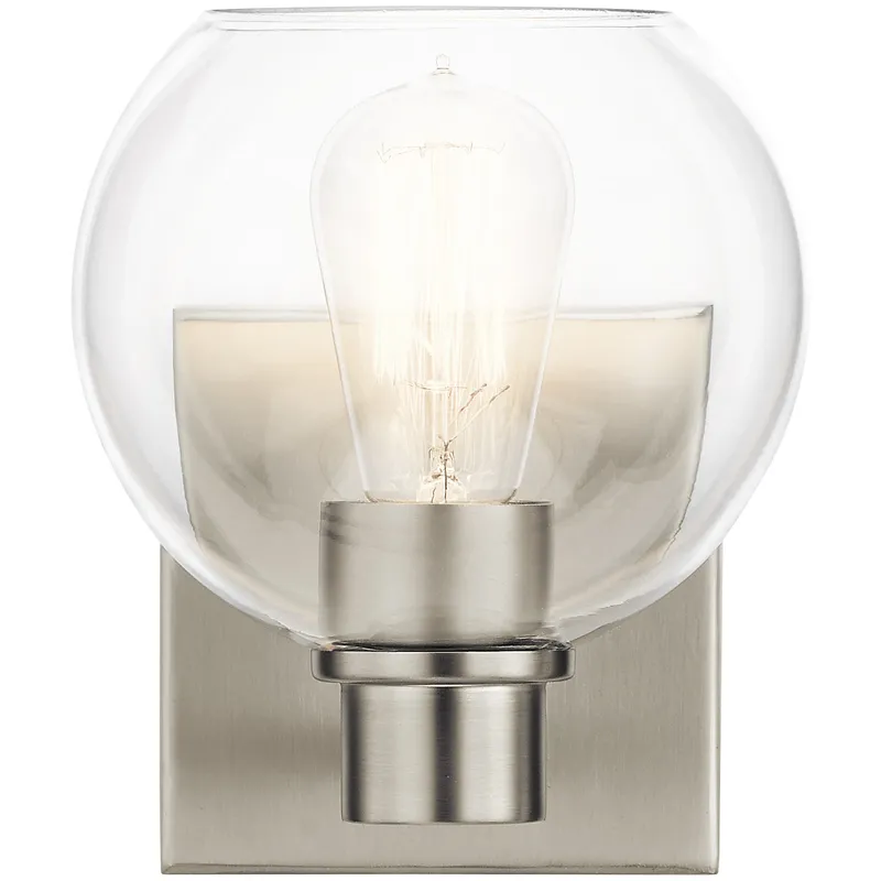 Harmony 1 Light 7 inch Brushed Nickel Wall Bracket Wall Light