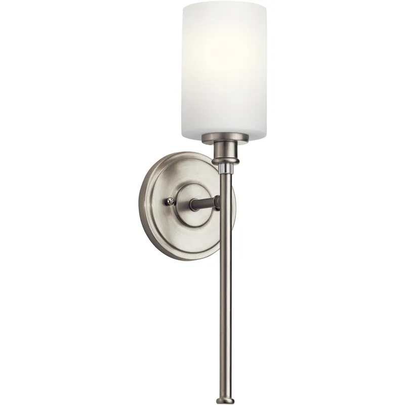Joelson 1 Light 5 inch Brushed Nickel Wall Bracket Wall Light in Incandescent