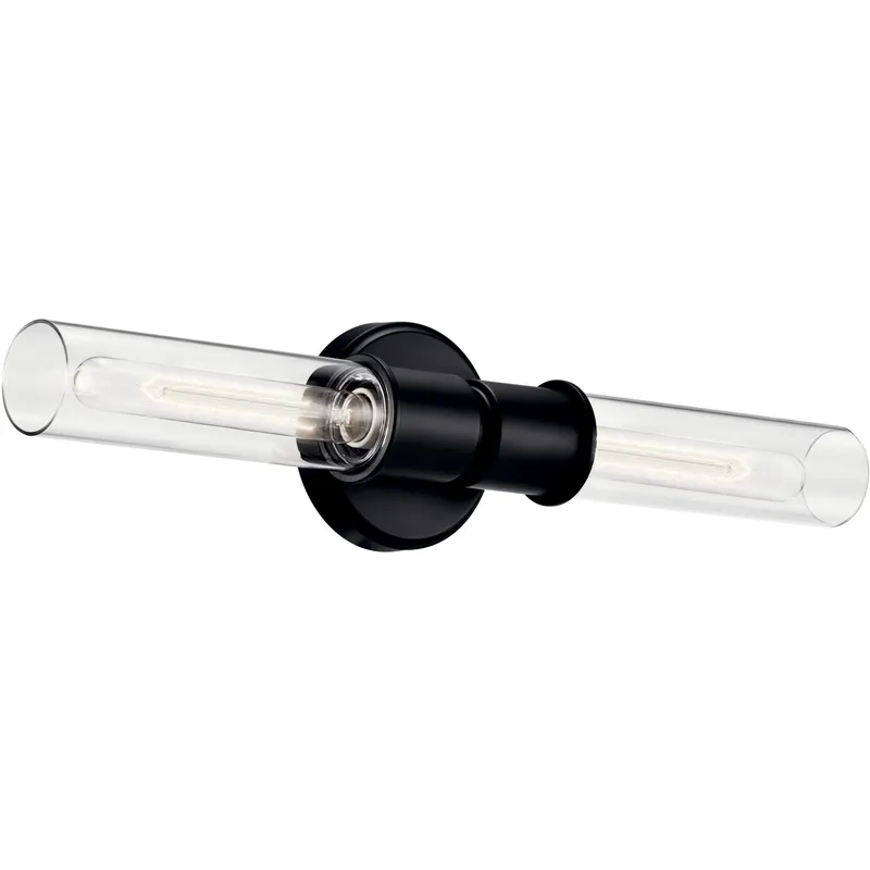 Aviv 2 Light 5.5 inch Black Wall Sconce Wall Light