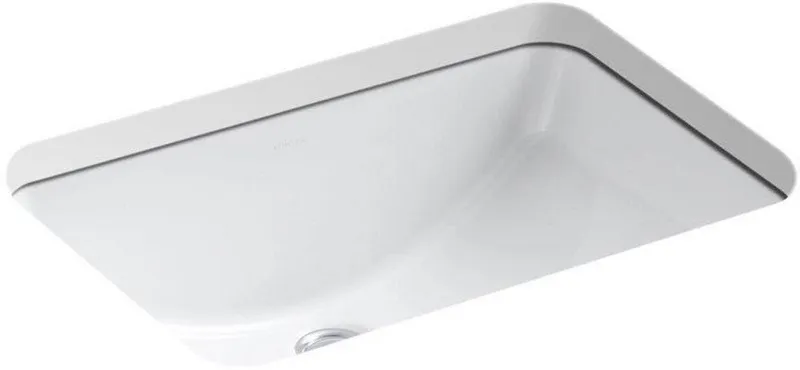 KOHLER 2214-0 Ladena Rectangular Undermount Bathroom Sink 20-7/8 x 14-3/8 inches