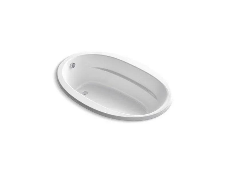 Kohler 6346-0 Sunward 66 x 42 in. Soaker Drop-In Bathtub with End Drain