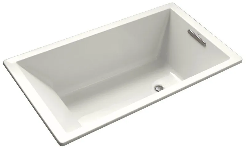 KOHLER 1136-0 Underscore 66 x 36 in Soaker Drop-In Bathtub with End Drain