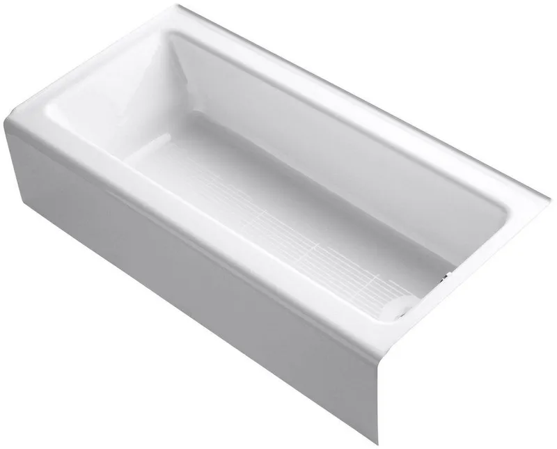KOHLER 838-0 Bellwether 60 in. x 30 in. Soaker Alcove Bathtub with Right Drain