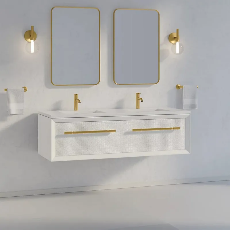KOHLER 33563-GL7 Enivo 62 inches Double Wall Mounted Vanity Cabinet Only