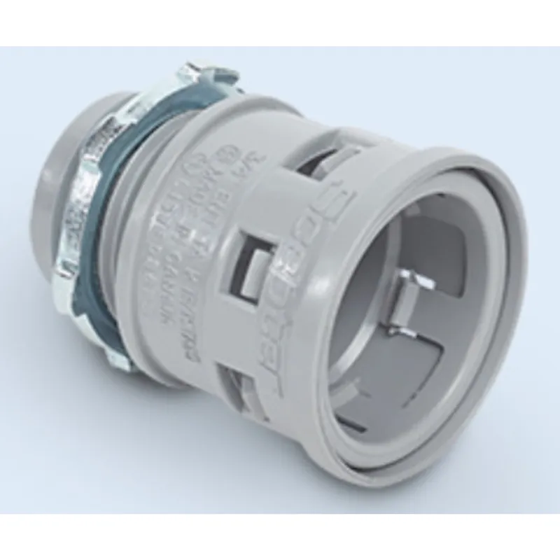 1-1/4" ENT Threaded Male Adapter, Gray
