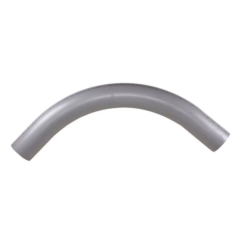 6" PVC 90° Elbow, Schedule 40, Gray