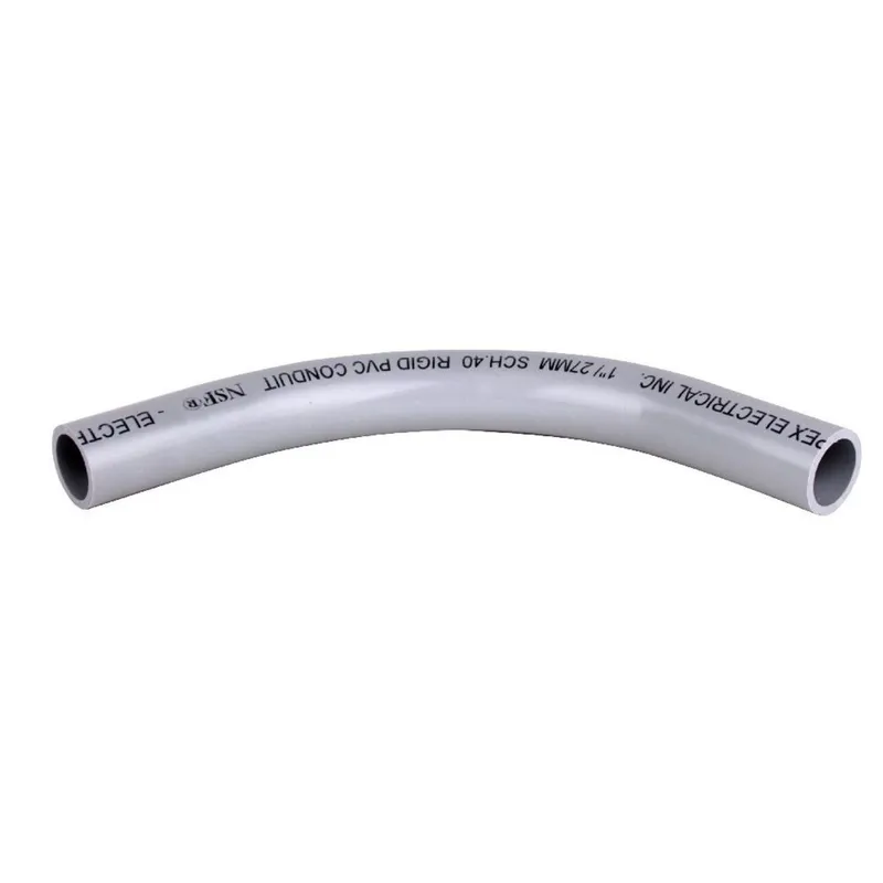 1" PVC 90° Elbow, Schedule 40, Gray
