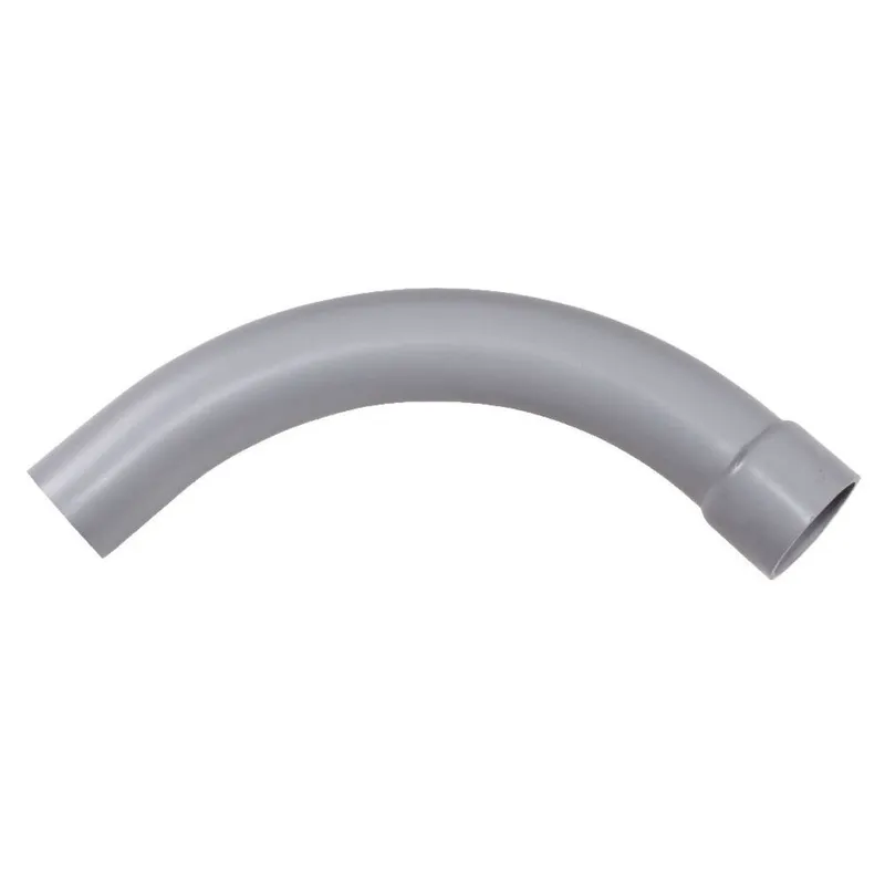 3" PVC 90° Elbow, Schedule 40, Gray, Bell End
